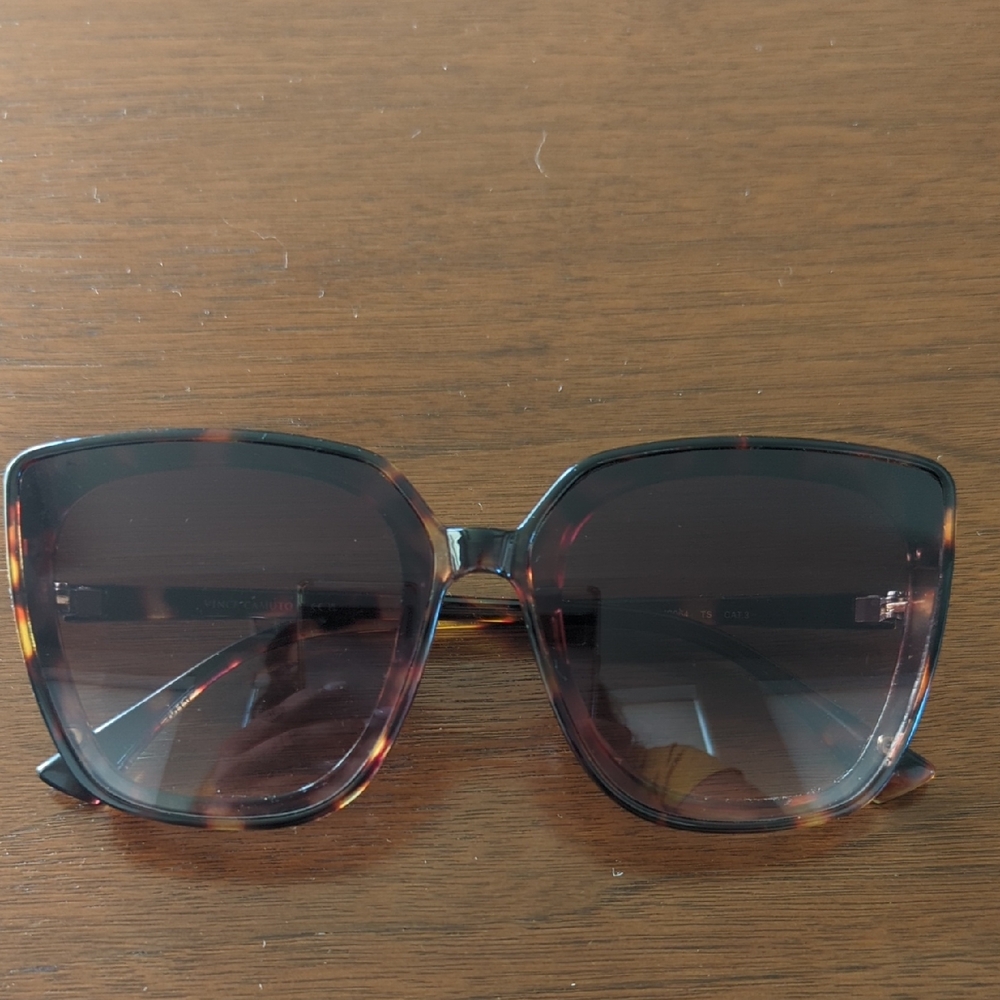 Vince Camuto Brown Oversized Square Sunglasses